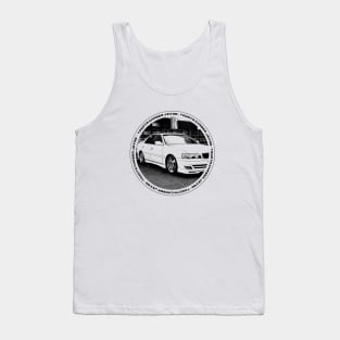 TOYOTA CHASER JZX100 Black 'N White 4 Tank Top